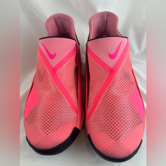 Nike Go Flyease Mens Hyper Pink Gaze Black Shoes DZ4860 Mens Size 10 - Picture 4 of 8
